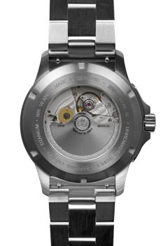 Preview: Bauhaus Aviation Herrenuhr Automatik mit Gangreserveanzeige und Titan-Gliederarmband